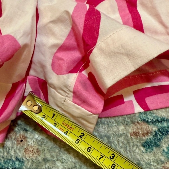 Anthropologie Porridge Pink and White Patterned Romper - Picture 9 of 12